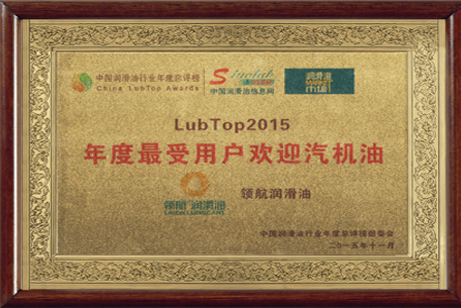 2015年度最受用户欢迎汽机油